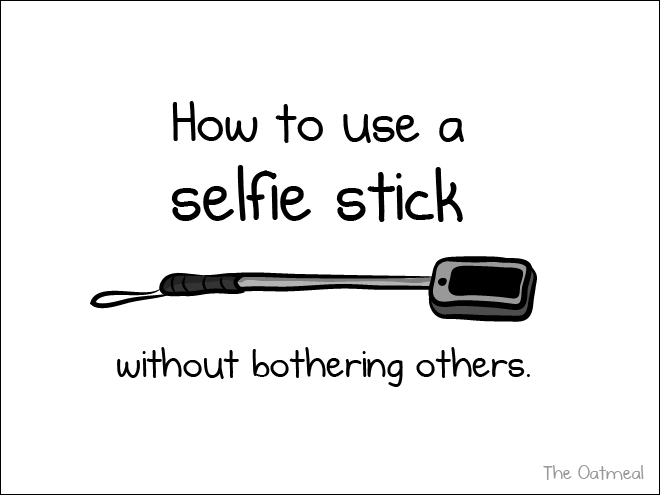 How To Properly Use a Selfie Stick