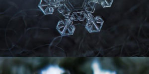 Homemade Macro Lens Takes Snowflake Closeups