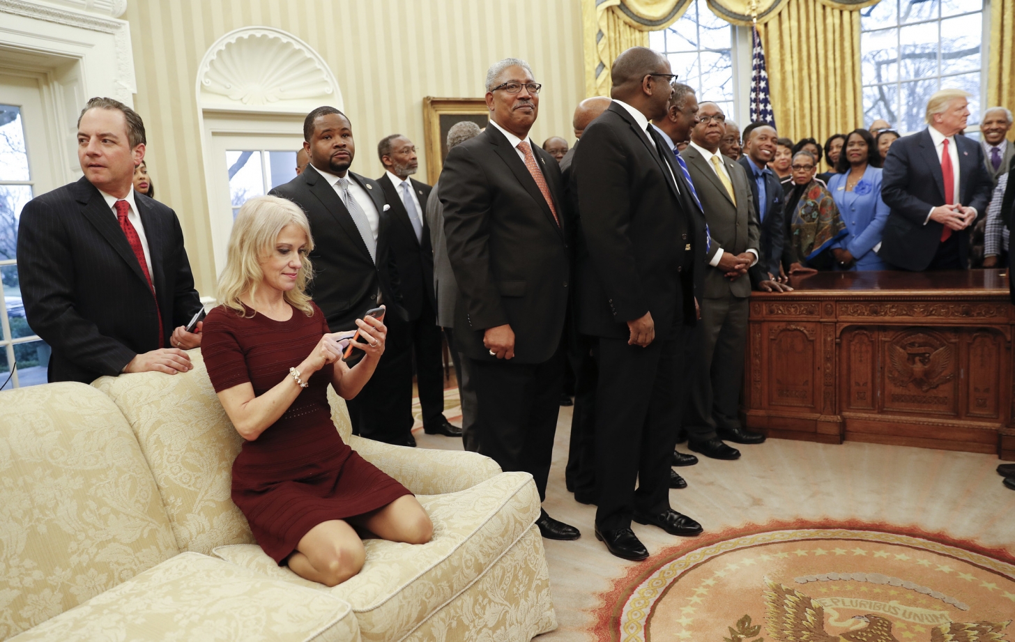My thoughts on Kellyanne Conway having her feet on the couch