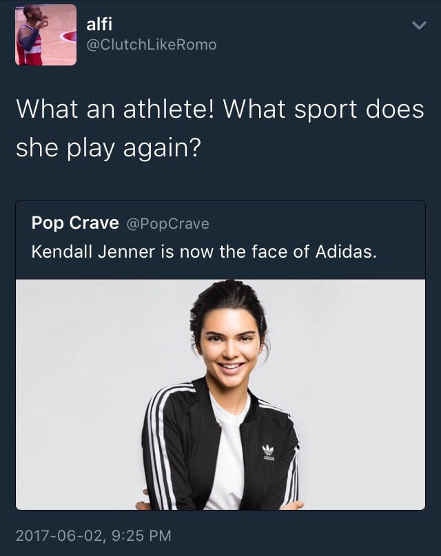 The new face of Adidas