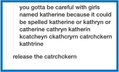 Beware the ckathcryrn