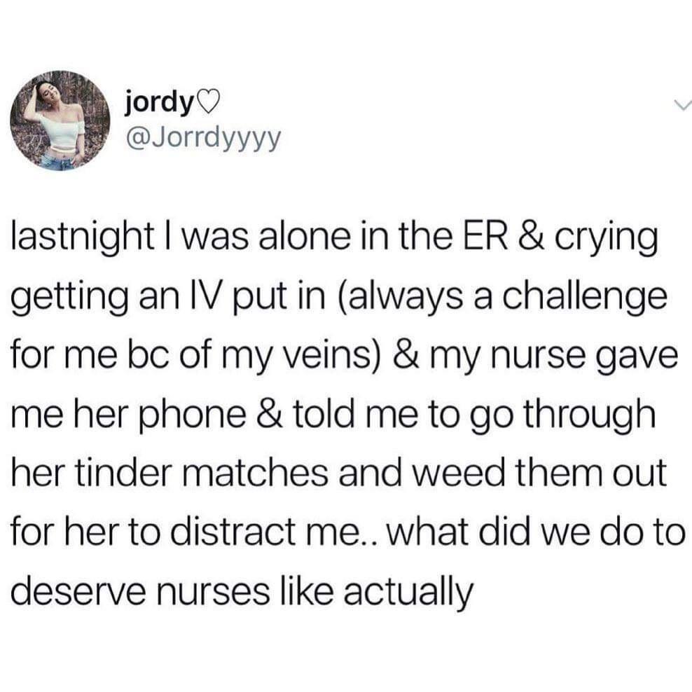 Nurses are heroes, too