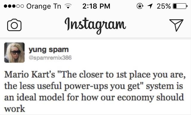 Instagram economics 101