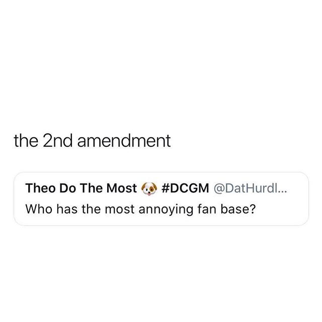 Shots fired.