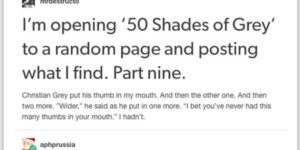 50 shades of thumbs