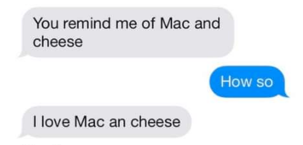 Mac and cheese all day, please.