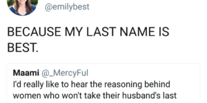 her last name is best
