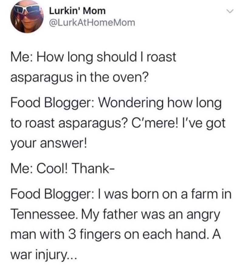 just get to the recipe already!