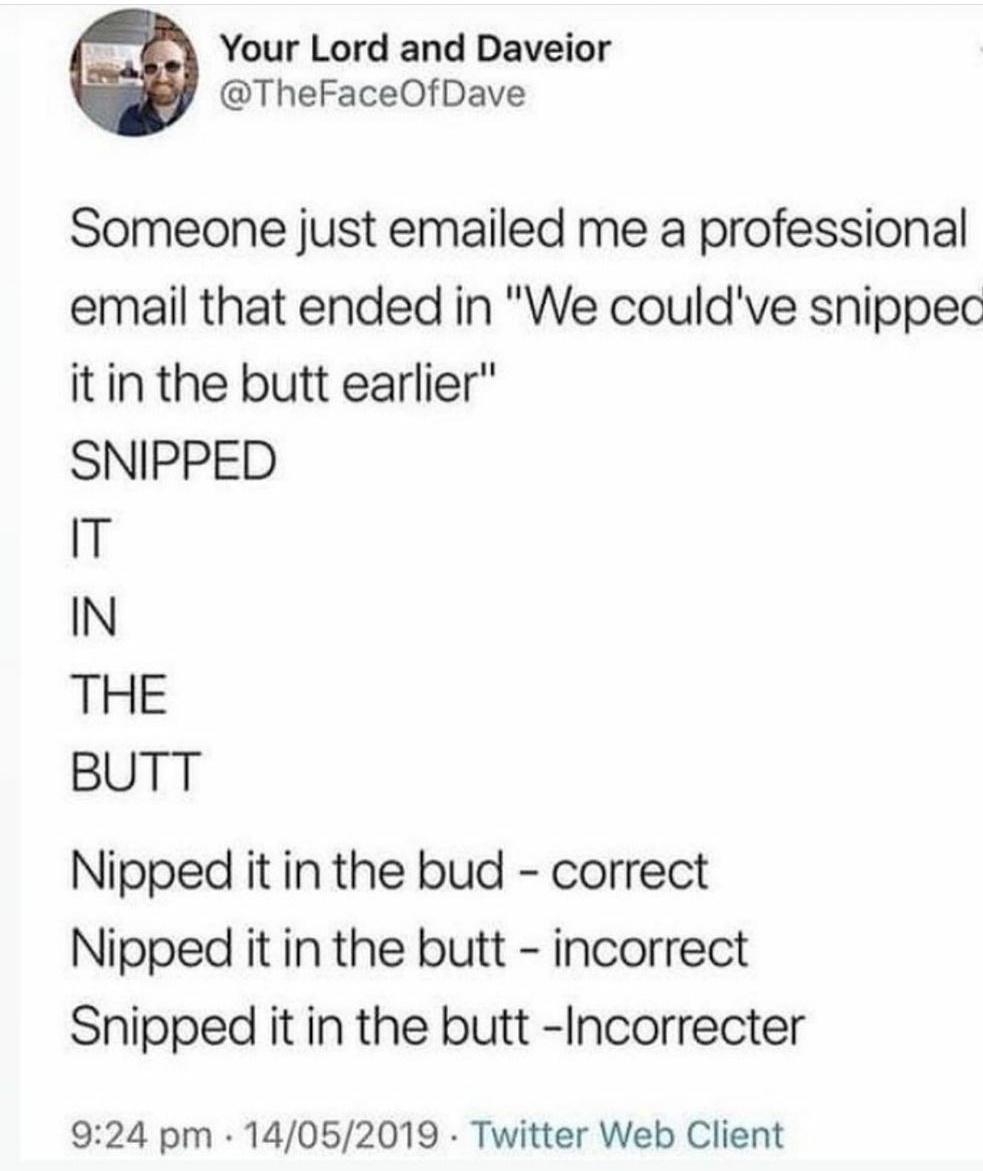 incorrecter