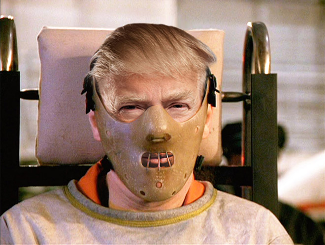 If Donald Trump Starred in every horror movie ever. [so many]