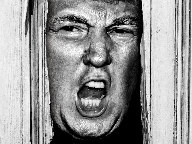 If Donald Trump Starred in every horror movie ever. [so many]