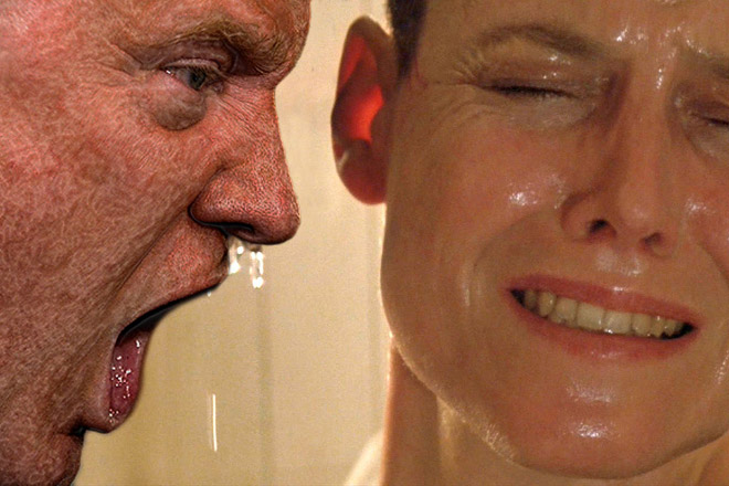 If Donald Trump Starred in every horror movie ever. [so many]