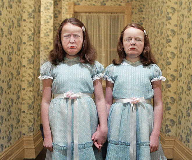If Donald Trump Starred in every horror movie ever. [so many]