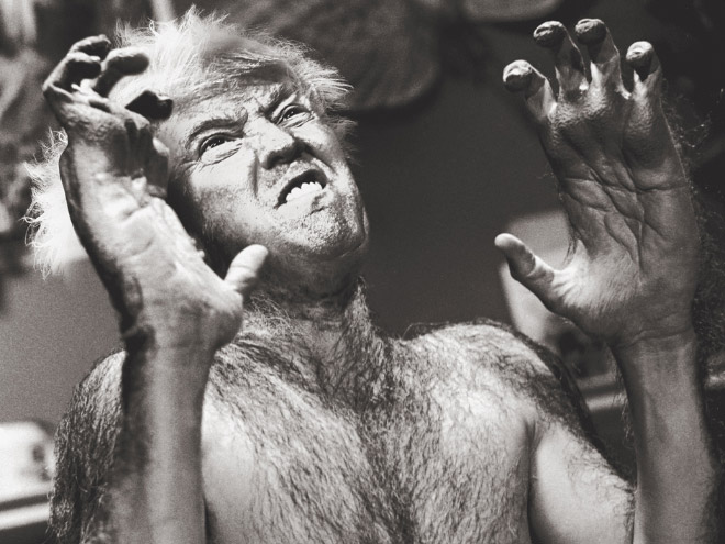 If Donald Trump Starred in every horror movie ever. [so many]