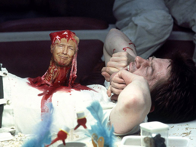 If Donald Trump Starred in every horror movie ever. [so many]