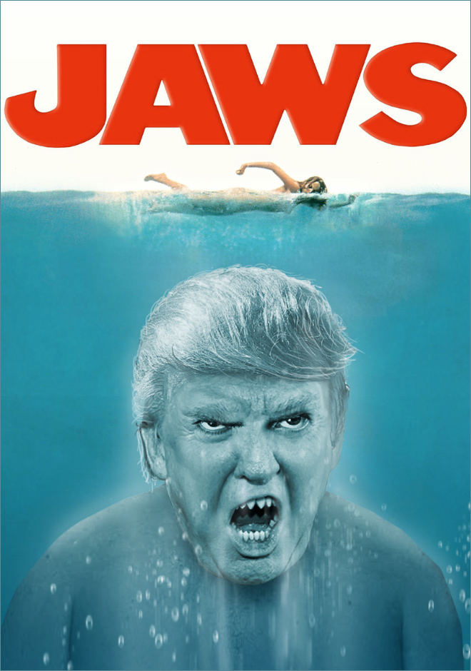 If Donald Trump Starred in every horror movie ever. [so many]