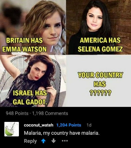 What does your country have?