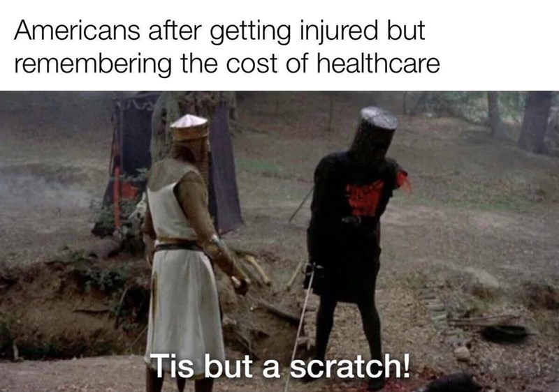 it's just a flesh wound