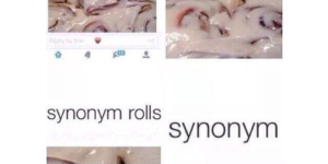 Gotta love those synonym rolls