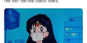 Sailor mars is a role model