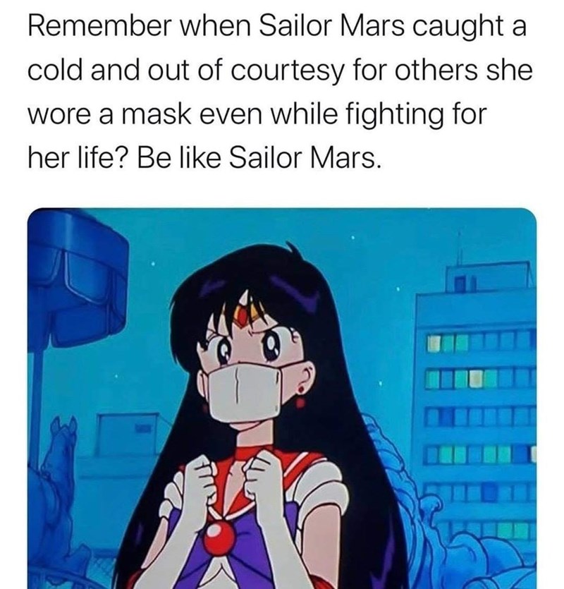 Sailor mars is a role model