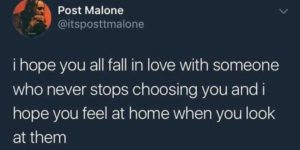 post malone wants everyone to feel loved