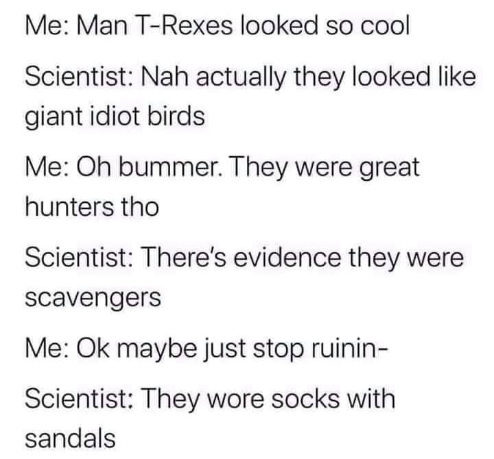 Jurassic socks with sandals