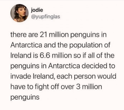 Ireland wouldn't stand a chance
