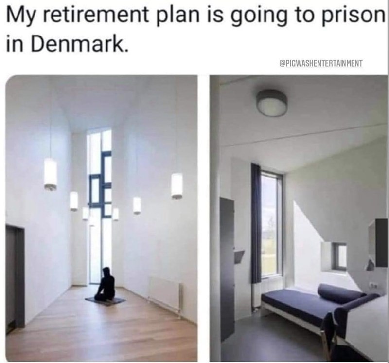this is an actual prison in Denmark