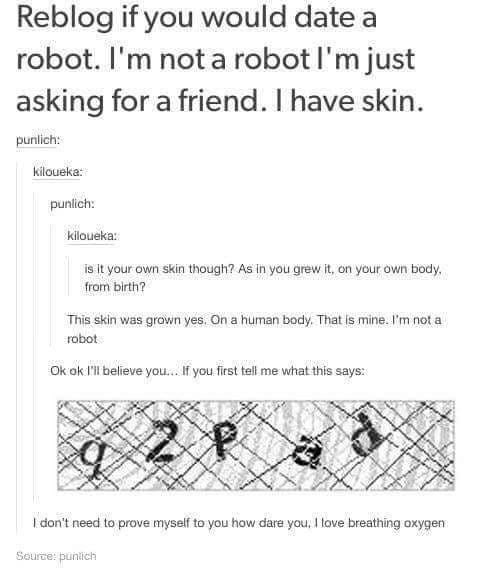 totally not a robot