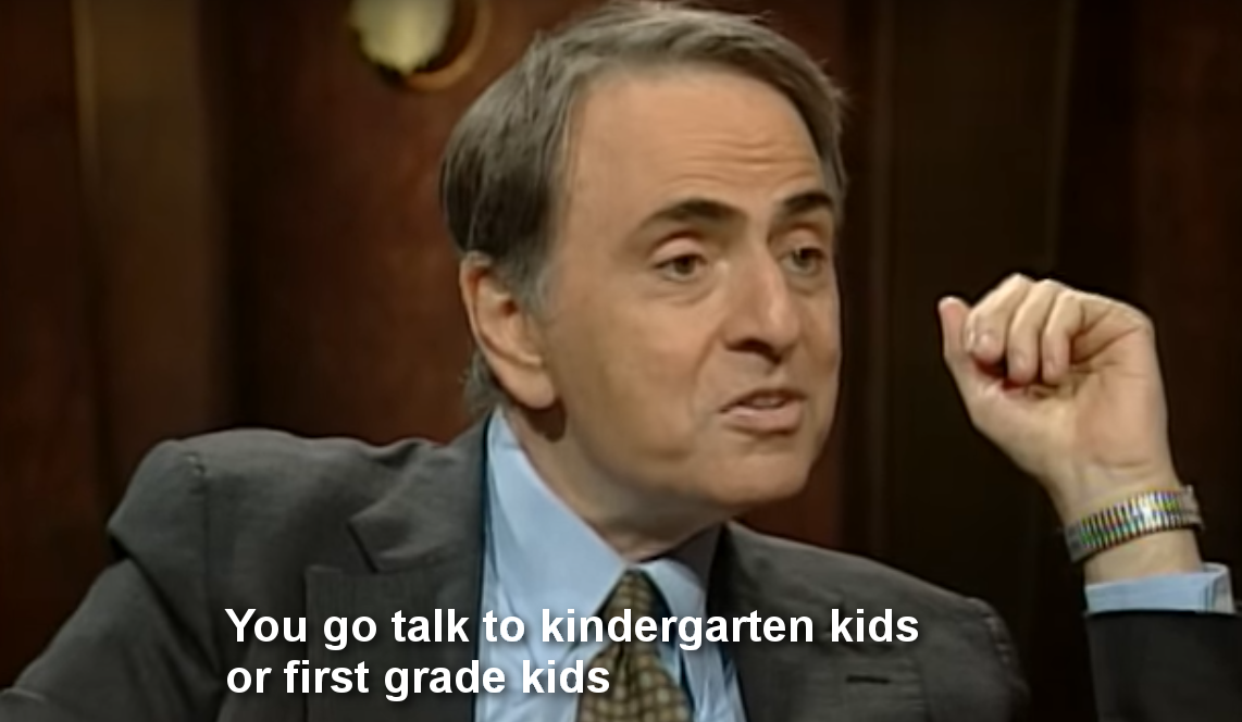 Carl Sagan on education