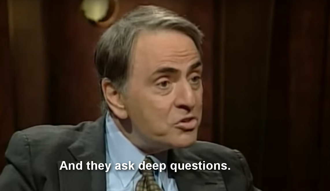 Carl Sagan on education