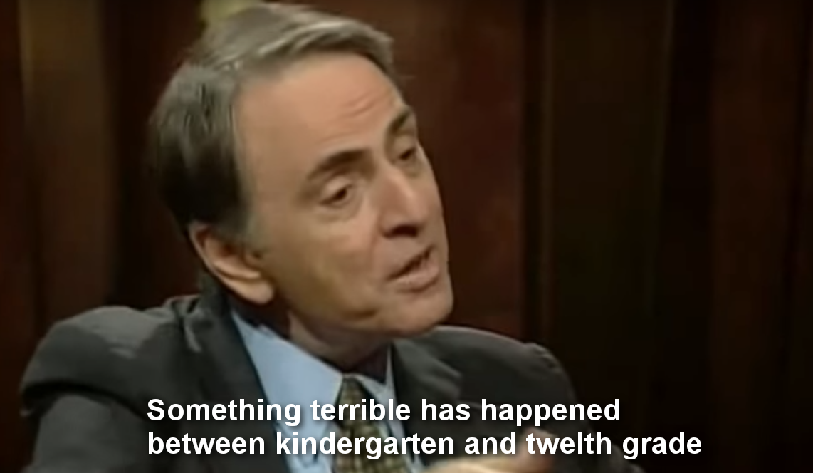 Carl Sagan on education