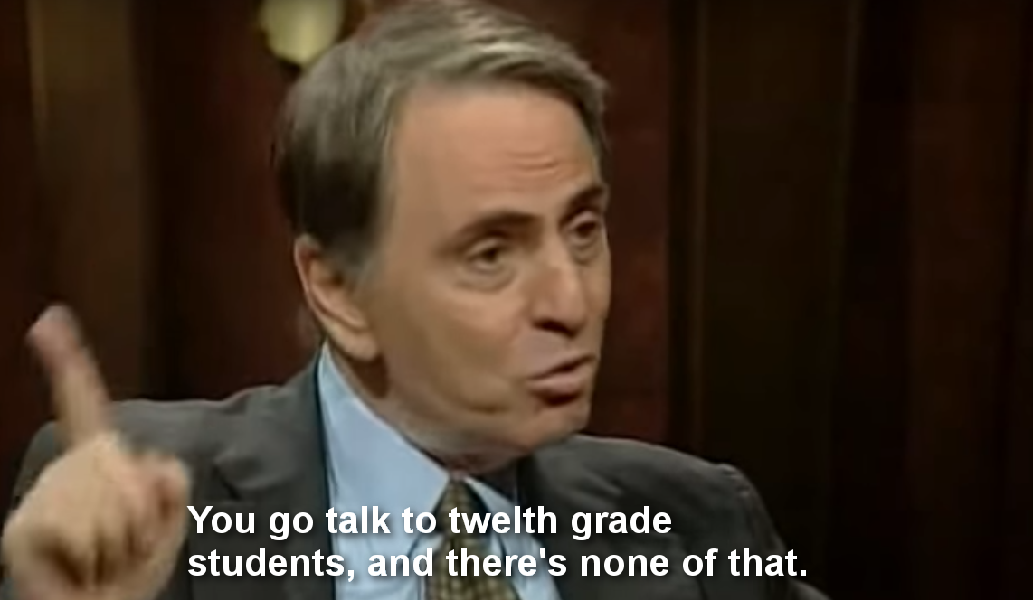Carl Sagan on education