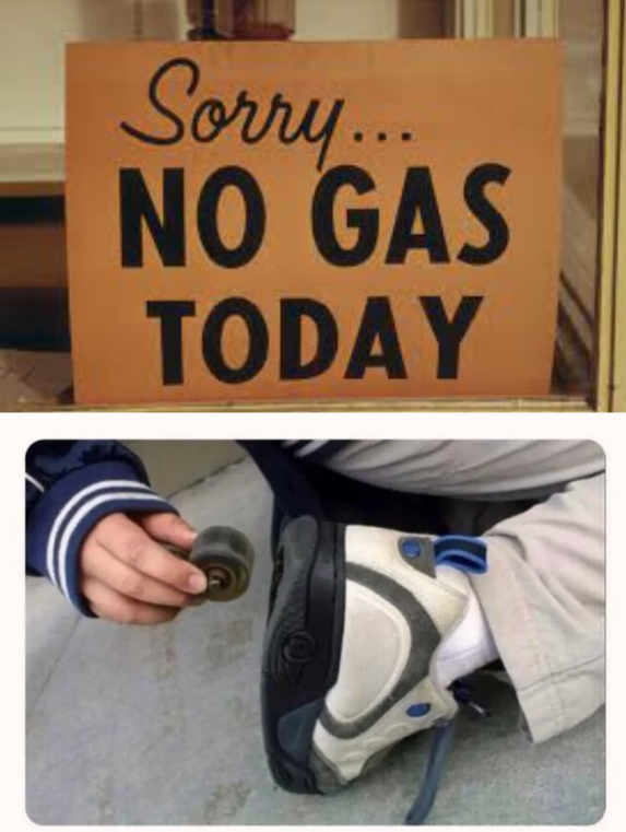 no gas? no problem!