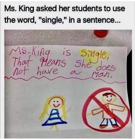 ms. king don't need no man