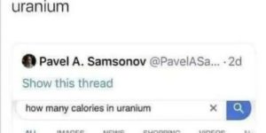 the most important reason not to eat uranium