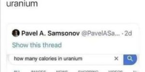 the most important reason not to eat uranium