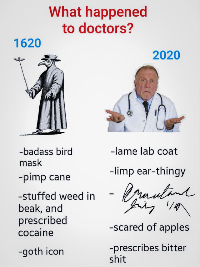 bring back plague doctors