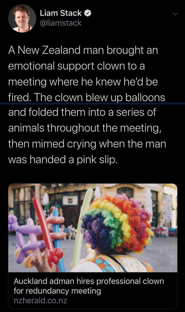 Ban emotional support clowns