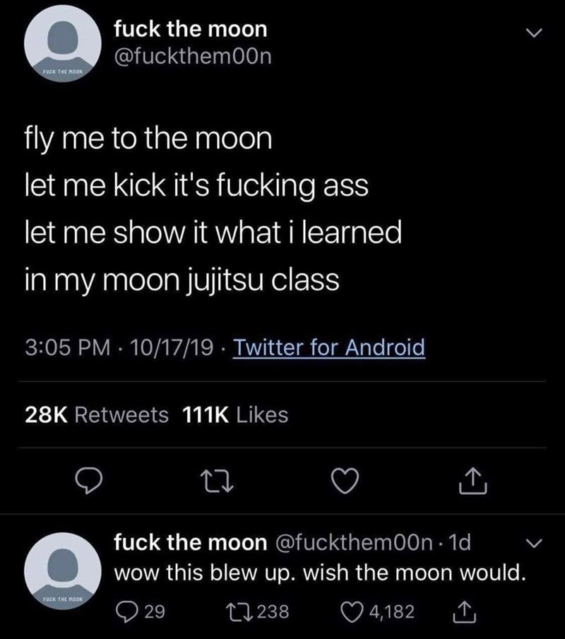 they really hate the moon