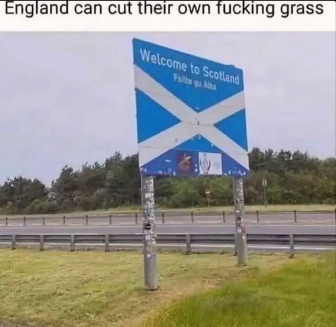 scotland is tired of cutting twice the grass