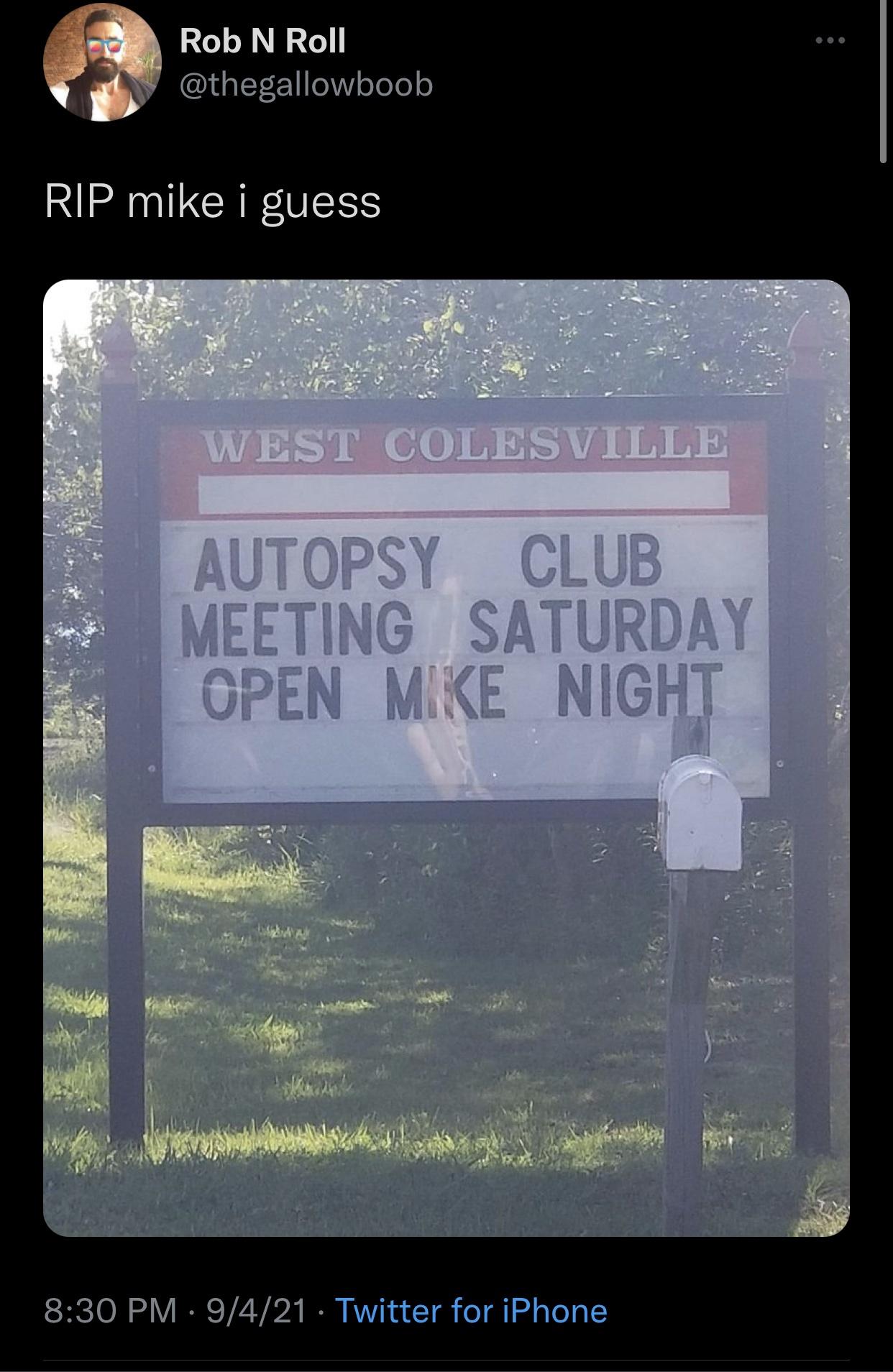 open mike night
