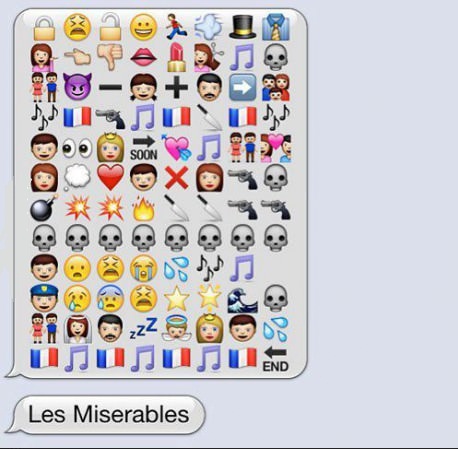 Les Miserables in text.