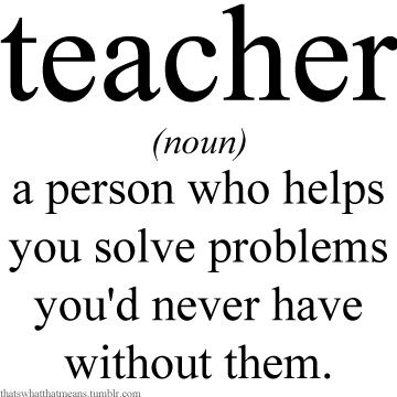 Teacher.