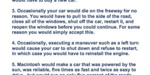 Windows vs. Ford