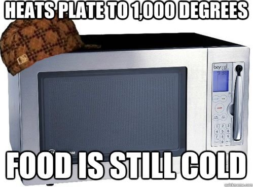 Scumbag microwave.