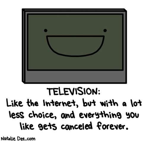 Television: Like the Internet, but...
