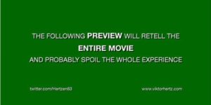 How movie previews work.