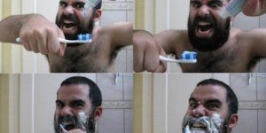 How to brush your teeth.